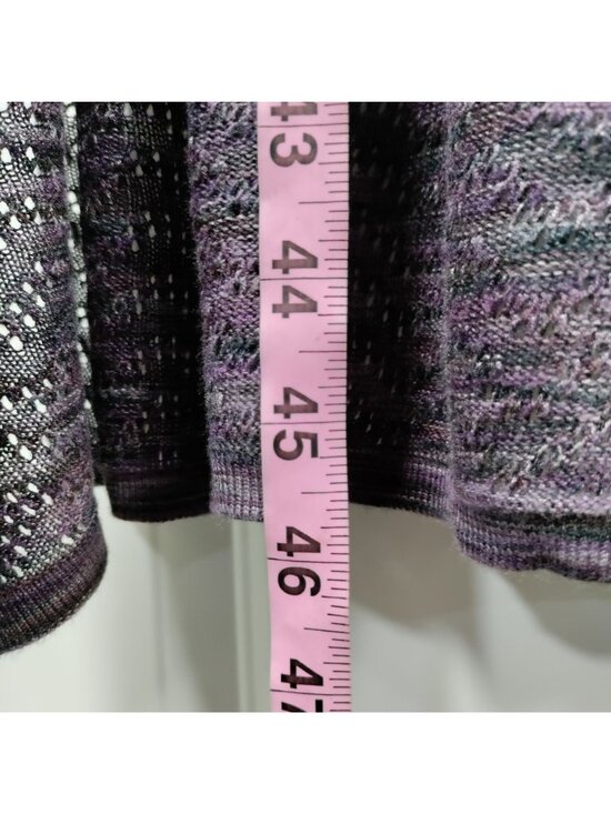 Boutique Forever 21 Stretch Long Purple Cardigan S - Picture 9 of 11